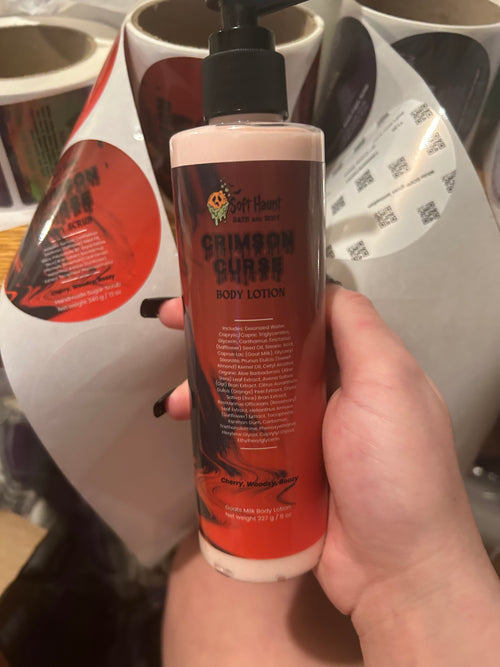 Crimson Curse Goats Milk Lotion